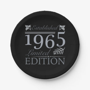 Assiettes En Carton 1965 Limited Edition 60e anniversaire