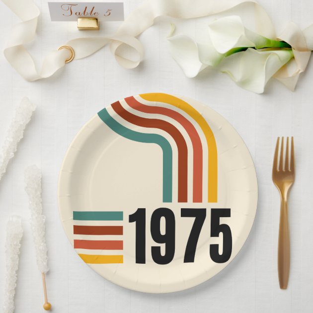 APPCXOKL Service De Table Pour Fête D'anniversaire 70 Ans, Lot De 16 Avec Assiettes, Nappes Et Serviettes, Fournitures De Décoration Pour Fête D' Anniversaire 70 Ans