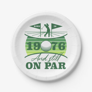 Assiettes En Carton 1976 50e anniversaire amateurs de golf