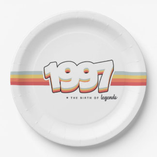 Assiettes En Carton 1997 The birth of legends
