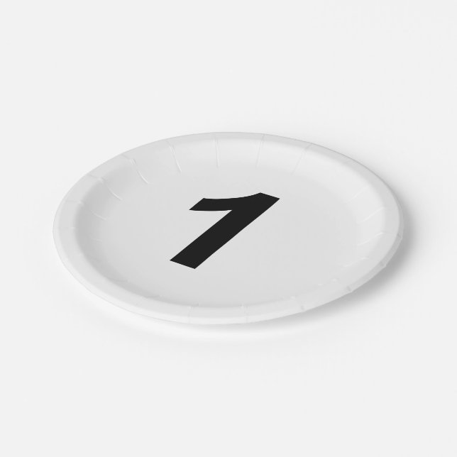 Assiettes En Carton 1 plaque de papier (Angle)