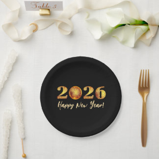 Assiettes En Carton 2026 Happy New Year