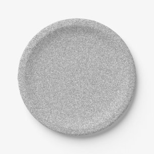 Assiettes En Carton 26 approvisionnements argentés de partie