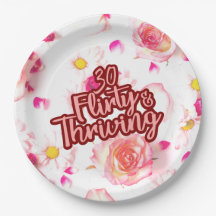 30e anniversaire Trente coquine et florissant Rose