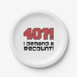 Assiettes En Carton 40 ? ! Je Demande Un Compte Rendu Funky Quarantièm