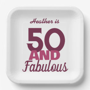 Assiettes En Carton 50 ans et fabuleux
