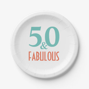 Assiettes En Carton 50 et fabuleuse fête d'anniversaire