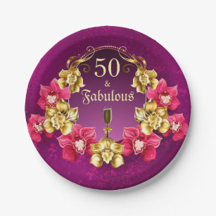 Assiettes Orchidee Zazzle Fr