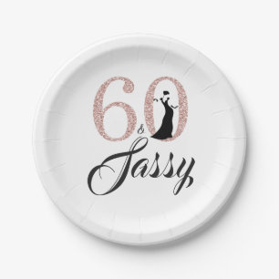 Assiettes En Carton 60 et fête d'anniversaire de Sassy