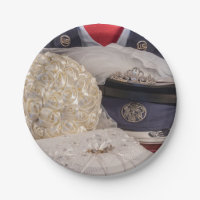7263-Mariage militaire avec uniforme et bouquet
