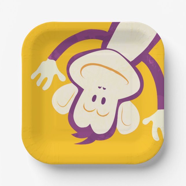 Assiettes En Carton 8 Plaques de singe pour la fête d'anniversaire des (Recto)