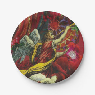 Assiettes En Carton 8 Plats en papier de dessert ou de salade thème de