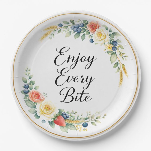 Assiettes En Carton A dish that combines art and taste (Devant)