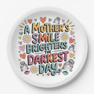 Assiettes En Carton A Mother’s Smile Brightens The Darkest Day