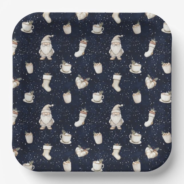 Assiettes En Carton A Winter's Night! (Recto)