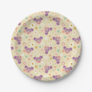 Assiettes En Carton Abby Cadabby Motif de la face de fleurs