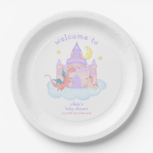 Assiettes En Carton Accueil du Baby shower Unicorn du jote Fairytale D