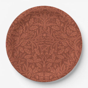 Assiettes En Carton Acorns et Feuilles de chêne (par William Morris)
