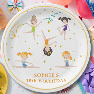 Assiettes En Carton Acrobaties anniversaire amusant enfants