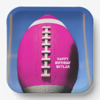 Ado Girl Blue Sky But Post Pink Football