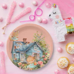 Assiettes En Carton Adorables Ballerines