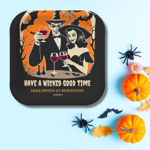 Assiettes En Carton Adulte Halloween mauvais temps fêter la vaisselle