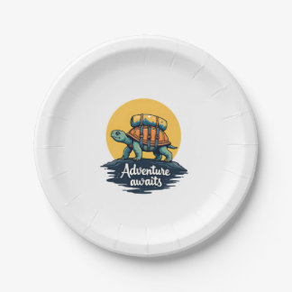 Assiettes En Carton Adventure Awaits est Randonnée Aventures est Plein