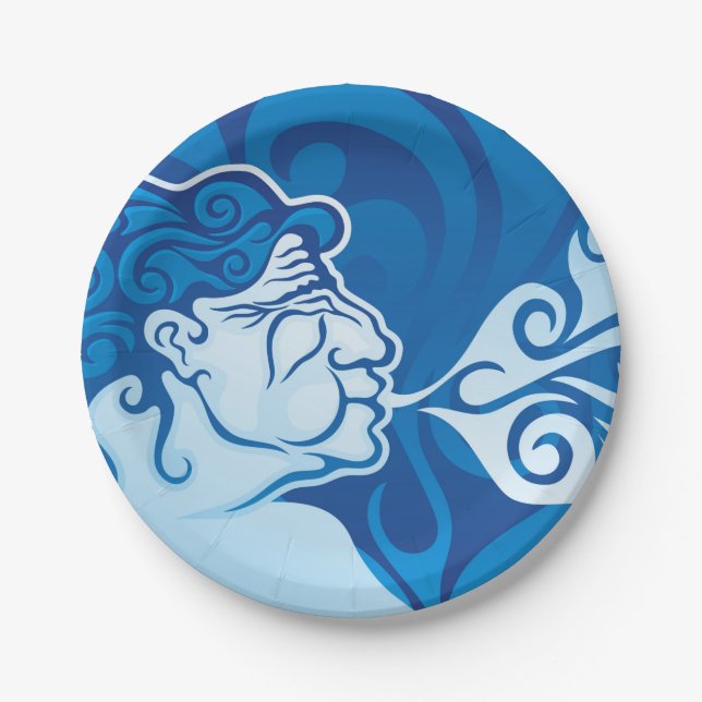 Assiettes En Carton Aeolus (Devant)