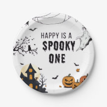 Affiche de fête Halloween vintage – Maison hantée,
