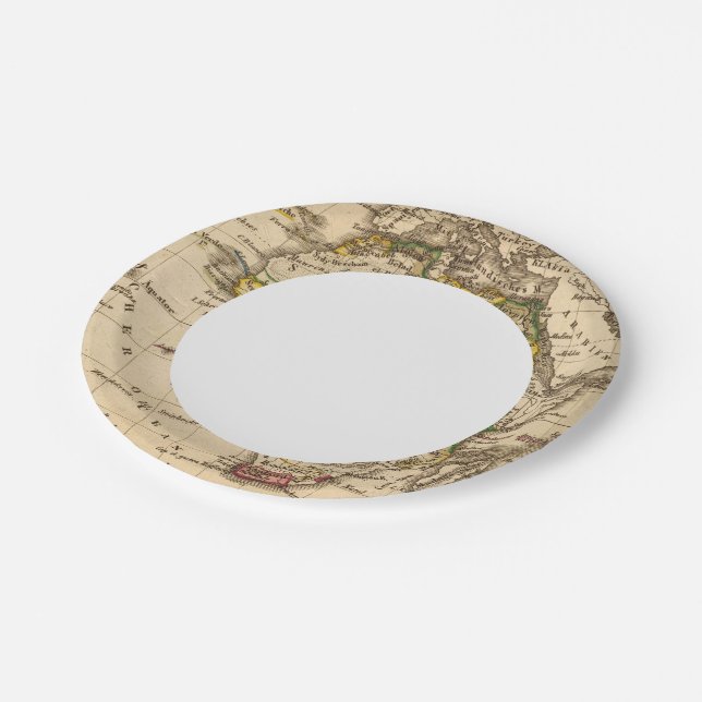 Assiettes En Carton Afrique 16 (Angle)