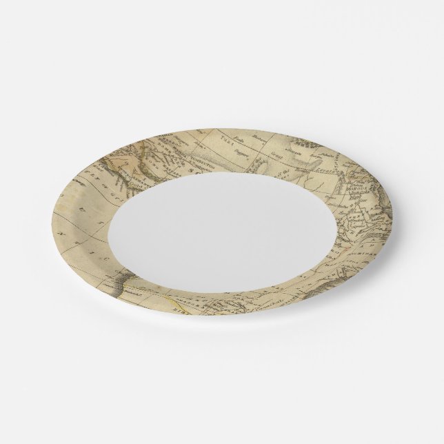 Assiettes En Carton Afrique 17 (Angle)