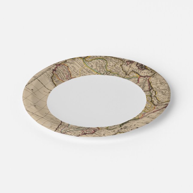Assiettes En Carton Afrique 19 (Angle)