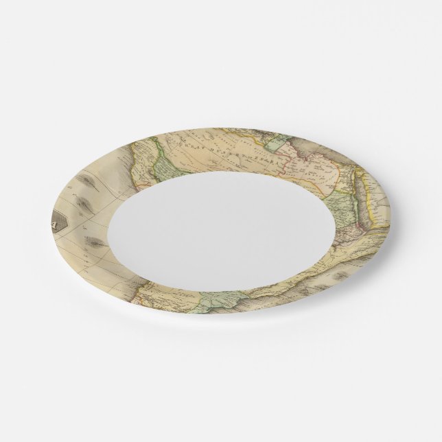Assiettes En Carton Afrique 23 (Angle)