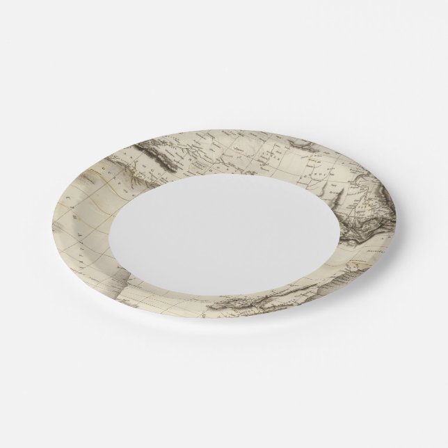 Assiettes En Carton Afrique 39 (Angle)