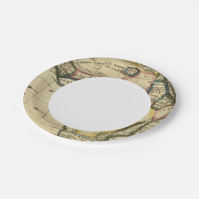 Assiettes En Carton Afrique 7 (Angle)