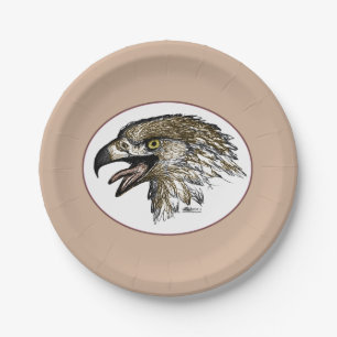 Assiettes En Carton Aigle Criant