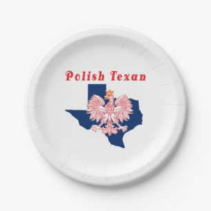 Assiettes En Carton Aigle texan polonais