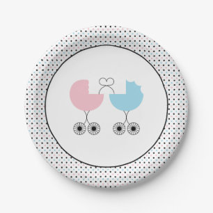 Assiettes En Carton Aimez les plats communs de baby shower de boguets,