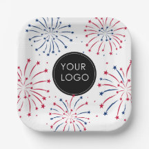 Ajouter Logo Patriotic Business Company Fireworks