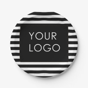 Assiettes En Carton Ajouter Votre Logo Entreprise Personnalisable Band
