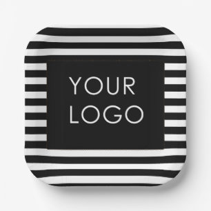 Assiettes En Carton Ajouter Votre Logo Entreprise Personnalisable Band