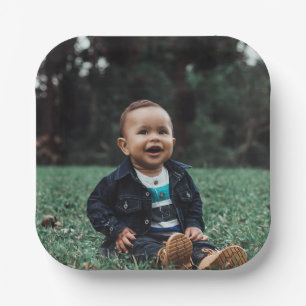 Assiettes En Carton Ajouter votre propre photo personnalisée