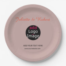 Ajoutez votre logo Mariage Dusty Rose Hue Art