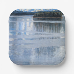 Assiettes En Carton Akseli Gallen-Kallela - Lac Keitele