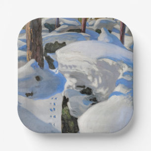 Assiettes En Carton Akseli Gallen-Kallela - Le repaire du Lynx