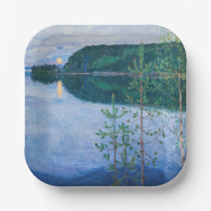 Assiettes En Carton Akseli Gallen-Kallela - Nuit du printemps