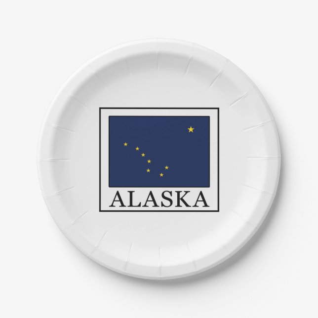 Assiettes En Carton Alaska (Devant)