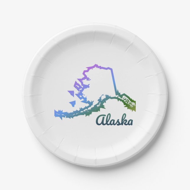 Assiettes En Carton Alaska (Devant)