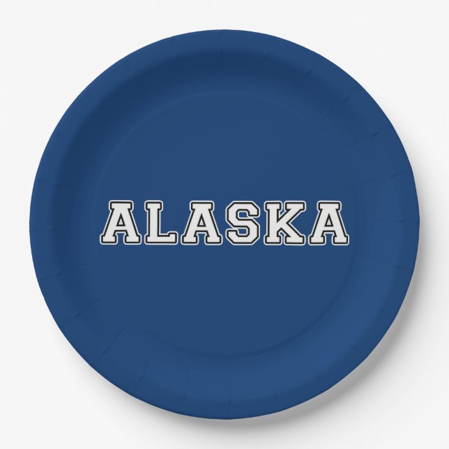 Assiettes En Carton Alaska (Devant)