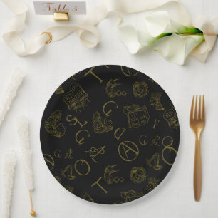 Assiettes En Carton Alchimie